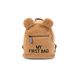 CHILDHOME DĚTSKÝ BATOH MY FIRST BAG TEDDY BEIGE - BATOHY A TAŠKY - PRO DĚTI