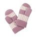 LODGER RUKAVICE STRIPE MERINO MAUVE VEL. 1 - 2 ROKY - RUKAVIČKY, ŠÁTKY, NÁKRČNÍKY - PRO DĚTI