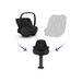 SILVER CROSS GLIDE PLUS 360 AUTOSEDAČKA ICONIC BLACK + ZÁKLADNA PLUS 360 - AUTOSEDAČKY 0-13KG - AUTOSEDAČKY A PŘÍSLUŠENSTVÍ