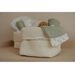 LITTLE DUTCH KOŠÍK PLETENÝ VELKÝ PURE SOFT WHITE - ORGANIZÉRY NA PŘEBALOVACÍ PULT - PŘEBALOVÁNÍ