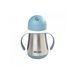 BEABA HRNEK TERMOIZOLAČNÍ S BRČKEM NEREZ 250ML BLUE - TERMOOBALY A TERMOSKY - KRMENÍ