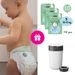 MUUMI BABY PANTS 5 MAXI+ 10-15 KG (114 KS), MĚSÍČNÍ BALENÍ KALHOTKOVÝCH EKO PLEN + KOŠ ZDARMA - JEDNORÁZOVÉ PLENY - PŘEBALOVÁNÍ