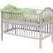 SCARLETT POSTÝLKA 120X60CM S KOMPLETNÍ VÝBAVOU MRÁČEK ZELENÁ - DŘEVĚNÉ POSTÝLKY - SPINKÁNÍ