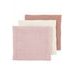 MEYCO MUŠELÍNOVÉ PLENY 3-BALENÍ - SOFT ROSE/ROSE/NATURAL - LÁTKOVÉ PLENY ALL IN ONE - PŘEBALOVÁNÍ