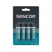 SENCOR ALKALICKÉ BATERIE AA 4 KS - BATERIE - PRO DĚTI
