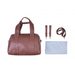CHILDHOME PŘEBALOVACÍ TAŠKA MOMMY CLUB SIGNATURE VEGAN LEATHER DARK BROWN - PŘEBALOVACÍ TAŠKY - KOČÁRKY A PŘÍSLUŠENSTVÍ