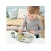DONE BY DEER DĚTSKÁ JÍDELNÍ SOUPRAVA TINY FARM ZELENÁ - MISKY, TALÍŘKY A PODLOŽKY - KRMENÍ
