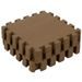 RIALTO BABY HRACÍ PODLOŽKA PUZZLE COCOA CREAM 90X90 CM - HRACÍ PODLOŽKY NA ZEM - SPINKÁNÍ