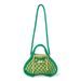 STUDIO NOOS MACRAME MINI HAND BAG GREEN & BLUE YELLOW SÍŤKA - DOPLŇKY - PRO MAMINKY
