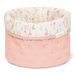 LITTLE DUTCH KOŠÍK TEXTILNÍ OBOUSTRANNÝ MALÝ PINK BLOOMING SAFARI - LITTLE DUTCH - PRO DĚTI