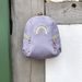 LÄSSIG KIDS TINY BACKPACK OUTDOOR RAINBOW PASTEL LILAC - LÁTKOVÉ PLENY ALL IN ONE - PŘEBALOVÁNÍ