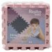 RIALTO BABY HRACÍ PODLOŽKA PUZZLE LIGHT PINK 90X90 CM - HRACÍ PODLOŽKY NA ZEM - SPINKÁNÍ