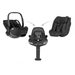 KIKKABOO SET I-CLASS 360 I-SIZE AUTOSEDAČKA 40-87CM + AUTOSEDAČKA 40-105CM + ZÁKLADNA OTOČNÁ NOIR - AUTOSEDAČKY 0-13KG - AUTOSEDAČKY A PŘÍSLUŠENSTVÍ