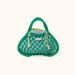 STUDIO NOOS MACRAME MINI HAND BAG GREEN & BLUE YELLOW SÍŤKA - DOPLŇKY - PRO MAMINKY