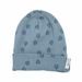 LODGER BEANIE PRINT RIB OCEAN 0 - 6 MĚSÍCŮ - ČEPIČKY A KLOBOUČKY - PRO DĚTI