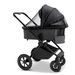 MOON PIÚ EXTRA SET BLACK MATT - MUD - DVOJKOMBINACE - KOČÁRKY A PŘÍSLUŠENSTVÍ