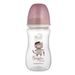 CANPOL BABIES LAHEV SE ŠIROKÝM HRDLEM BONJOUR PARIS 240ML RŮŽOVÁ - KOJENECKÉ LAHVE - KRMENÍ