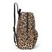 STUDIO NOOS COTTON MIDI BACKPACK BATŮŽEK S PŘEDNÍ KAPSOU BROWN LEOPARD - BATOHY A TAŠKY - PRO DĚTI