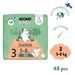MOOMIN BABY 3 MIDI 5–8 KG (48 KS), EKO PLENY - JEDNORÁZOVÉ PLENY - PŘEBALOVÁNÍ