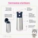 B.BOX TERMOSKA NA PITÍ S BRČKEM 500 ML - NIGHT VISION - TERMOOBALY A TERMOSKY - KRMENÍ