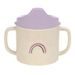 LÄSSIG SIPPY CUP PP/CELLULOSE HAPPY RASCALS HEART LAVENDER - DĚTSKÉ HRNEČKY - KRMENÍ