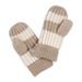 LODGER RUKAVICE STRIPE MERINO BEIGE VEL. 1 - 2 ROKY - RUKAVIČKY, ŠÁTKY, NÁKRČNÍKY - PRO DĚTI