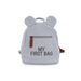 CHILDHOME DĚTSKÝ BATOH MY FIRST BAG CANVAS GREY - BATOHY A TAŠKY - PRO DĚTI