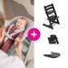 STOKKE® TRIPP TRAPP® + BABY SET + PULT ZVÝHODNĚNÁ SADA - JÍDELNÍ ŽIDLIČKY DŘEVĚNÉ - KRMENÍ