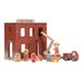 LITTLE DUTCH HASIČSKÁ STANICE DŘEVĚNÁ - LITTLE DUTCH - PRO DĚTI