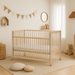 SCARLETT DĚTSKÁ POSTÝLKA SCARLETT DOMINIK - ECO PŘÍRODNÍ (BOROVICE) - STAHOVACÍ BOČNICE - 120 X 60 CM - DŘEVĚNÉ POSTÝLKY - SPINKÁNÍ