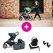 THULE URBAN GLIDE 3 + KORBA + AUTOSEDAČKA MAPLE + ZÁKLADNA ALFI + ADAPTÉRY - TROJKOMBINACE - KOČÁRKY A PŘÍSLUŠENSTVÍ