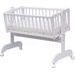 SCARLETT DĚTSKÁ KOLÉBKA SCARLETT BOROVICE BÍLÁ 90X41CM - KOŠÍKY A KOLÉBKY - SPINKÁNÍ