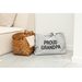 CHILDHOME CESTOVNÍ TAŠKA GRANDPA CANVAS GREY - PŘEBALOVACÍ TAŠKY - KOČÁRKY A PŘÍSLUŠENSTVÍ