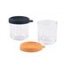BEABA KELÍMKY NA JÍDLO SKLENĚNÉ 2X 250 ML BLUE ORANGE - USKLADNĚNÍ JÍDLA - KRMENÍ