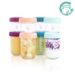 BABYMOOV SKLENĚNÉ MISKY S VÍČKY MULTISET (4X 100ML + 4X 220ML) - USKLADNĚNÍ JÍDLA - KRMENÍ