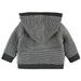 NOPPIES CARDIGAN QUARTZ GREY MELANGE - KABÁTKY, MIKINKY - PRO DĚTI