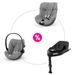 CYBEX SET AUTOSEDAČKY CLOUD G PLUS + SIRONA G PLUS + BASE G STONE GREY - AUTOSEDAČKY 9-18KG - AUTOSEDAČKY A PŘÍSLUŠENSTVÍ