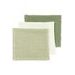 MEYCO MUŠELÍNOVÁ PLENA-ŽÍNKA 3-BALENÍ - NATURAL/SOFT OLIVE/OLIVE GREEN - LÁTKOVÉ PLENY ALL IN ONE - PŘEBALOVÁNÍ