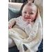VINTER & BLOOM DEKA MOMENT ORGANIC WARM WHITE - DĚTSKÉ DEKY PRO MIMINKA - SPINKÁNÍ