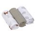 LÄSSIG SWADDLE BURP BLANKET 60X60 LITTLE FOREST FOX - LÁTKOVÉ PLENY SKLÁDANÉ - PŘEBALOVÁNÍ