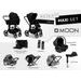MOON RESEA 2.0 MAXI SET - ONYX - KOMBINACE S PŘÍSLUŠENSTVÍM - KOČÁRKY A PŘÍSLUŠENSTVÍ