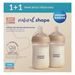 CANPOL BABIES SET LAHVÍ NATURAL SHAPE 260ML 2KS - KOJENECKÉ LAHVE - KRMENÍ