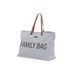 CHILDHOME CESTOVNÍ TAŠKA FAMILY BAG CANVAS GREY - PŘEBALOVACÍ TAŠKY - KOČÁRKY A PŘÍSLUŠENSTVÍ