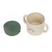 LÄSSIG SIPPY CUP PP/CELLULOSE HAPPY RASCALS SMILE GREEN - DĚTSKÉ HRNEČKY - KRMENÍ