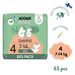 MOOMIN BABY 4 MAXI 7-14 KG (63 KS), EKO PLENKY - JEDNORÁZOVÉ PLENY - PŘEBALOVÁNÍ