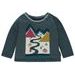 NOPPIES LONGSLEEVE BROOMFIELD ORION BLUE - TRIČKA KRÁTKÝ / DLOUHÝ RUKÁV - PRO DĚTI