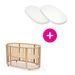STOKKE® SLEEPI™ V3 WHITE + MATRACE + PROSTĚRADLO - DŘEVĚNÉ POSTÝLKY - SPINKÁNÍ