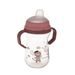 CANPOL BABIES HRNEČEK SE SILIKONOVÝM PÍTKEM FIRSTCUP BONJOUR PARIS 250ML RŮŽOVÝ - DĚTSKÉ HRNEČKY - KRMENÍ