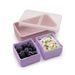 MELII SILIKONOVÝ BENTO BOX NA SVAČINU 700 ML - RŮŽOVÝ/FIALOVÝ - KRABIČKY NA SVAČINU - KRMENÍ