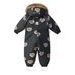 LEOKID ZIMNÍ KOMBINÉZA HERO CHARCOAL PUPPY VEL. 110 - ZIMNÍ KOMBINÉZY - PRO DĚTI